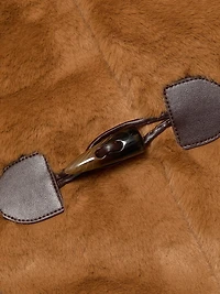Lucy Faux-Fur Hooded Jacket