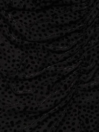 Lawrence Polka Dot One-Shoulder Minidress
