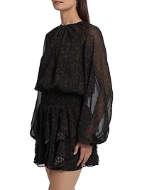 Tammy Leopard Minidress