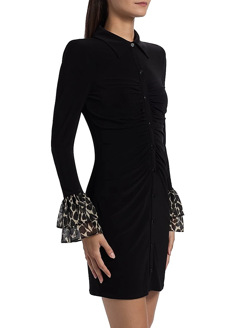 Arden Long-Sleeve Minidress