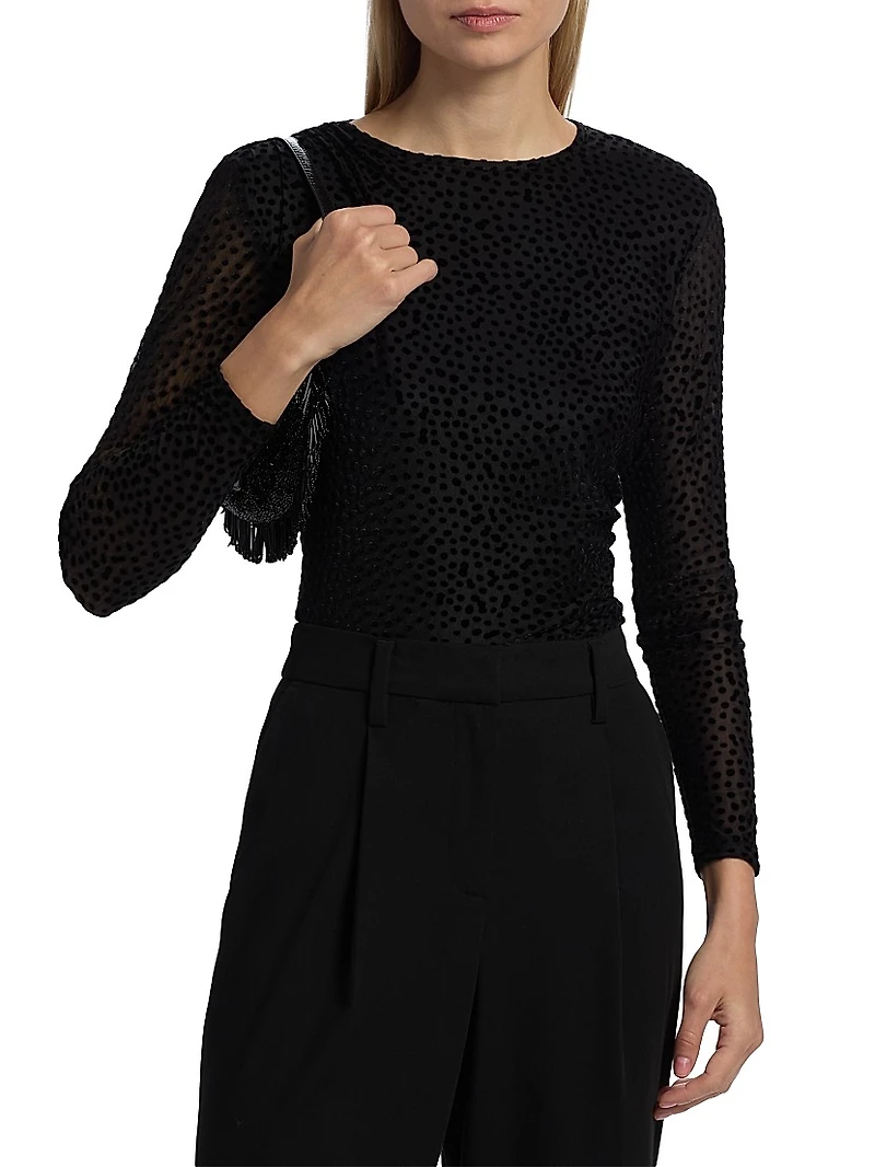 Larry Polka Dot Top
