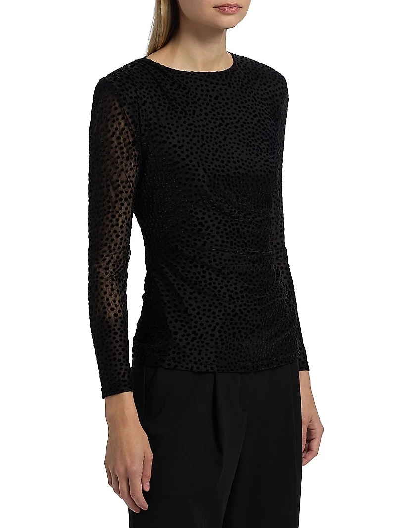 Larry Polka Dot Top