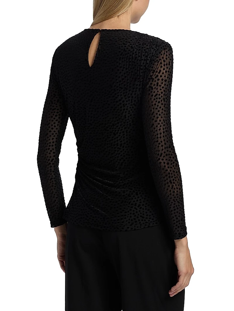 Larry Polka Dot Top