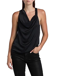 Zoe Satin Tank