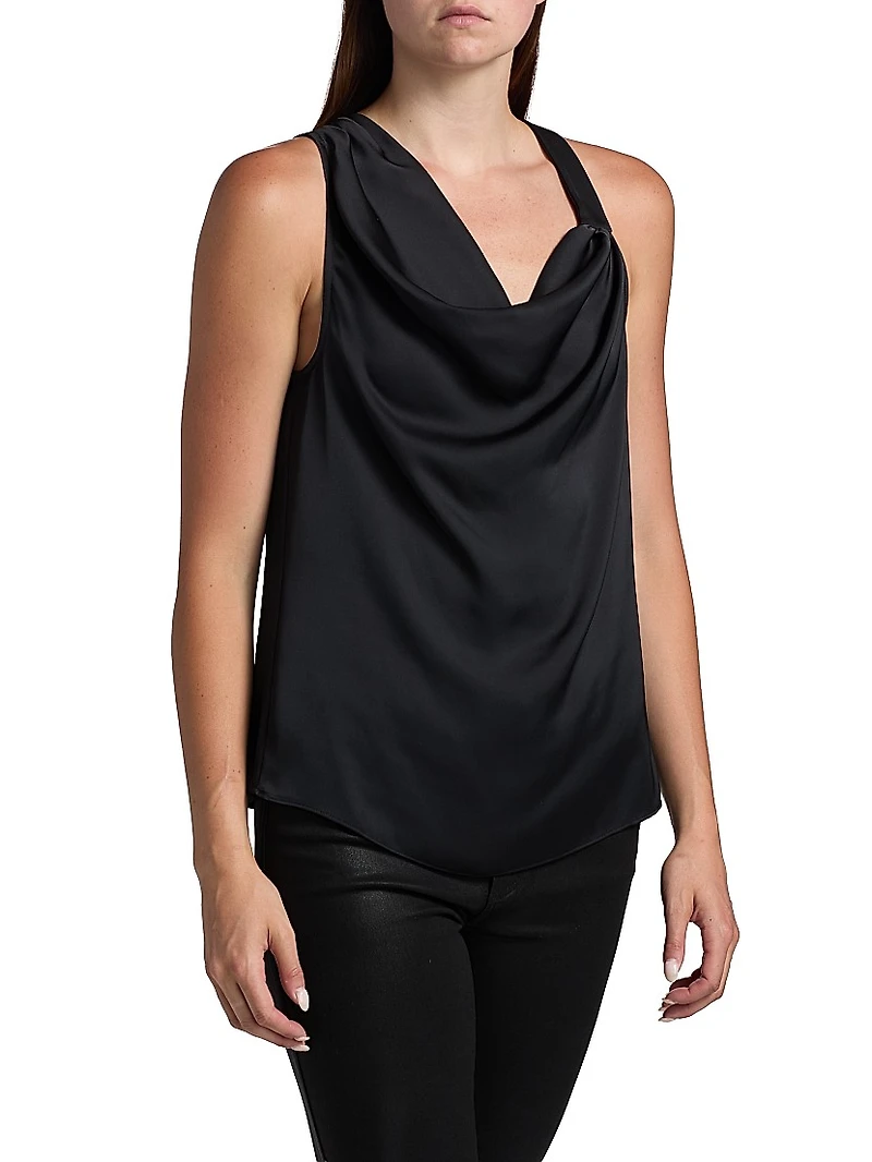 Zoe Satin Tank