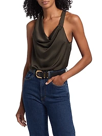Zoe Satin Tank