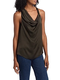 Zoe Satin Tank