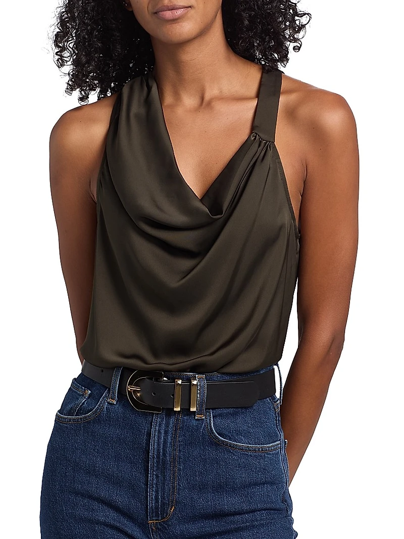 Zoe Satin Tank