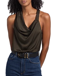 Zoe Satin Tank