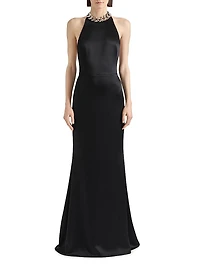 Dress Crepe and Satin