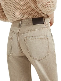 Authentic Denim Trousers with Monili