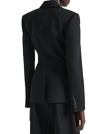 Jacket Wool with Satin Collar