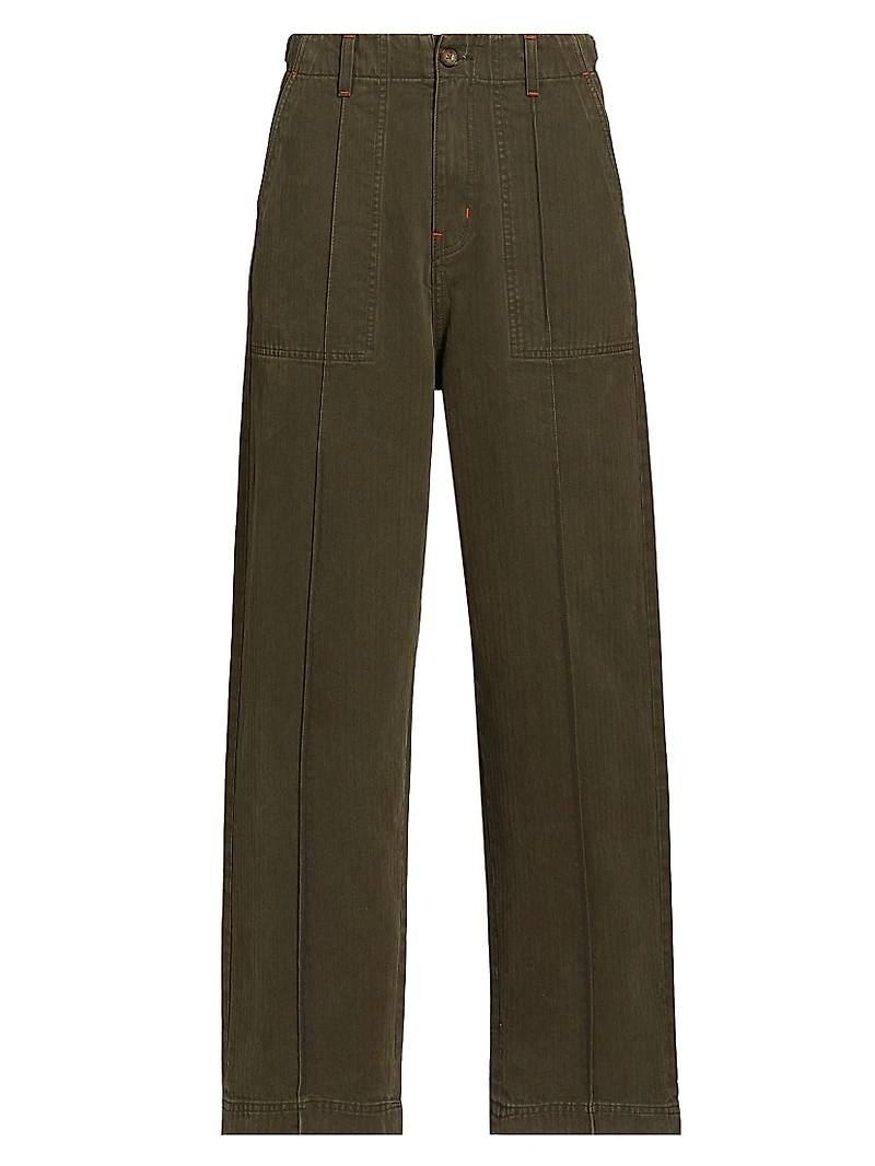 Dundy Cotton Straight-Leg Carpenter Jeans