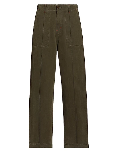 Dundy Cotton Straight-Leg Carpenter Jeans