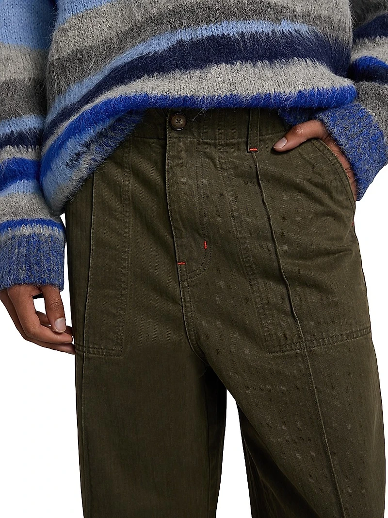 Dundy Cotton Straight-Leg Carpenter Jeans