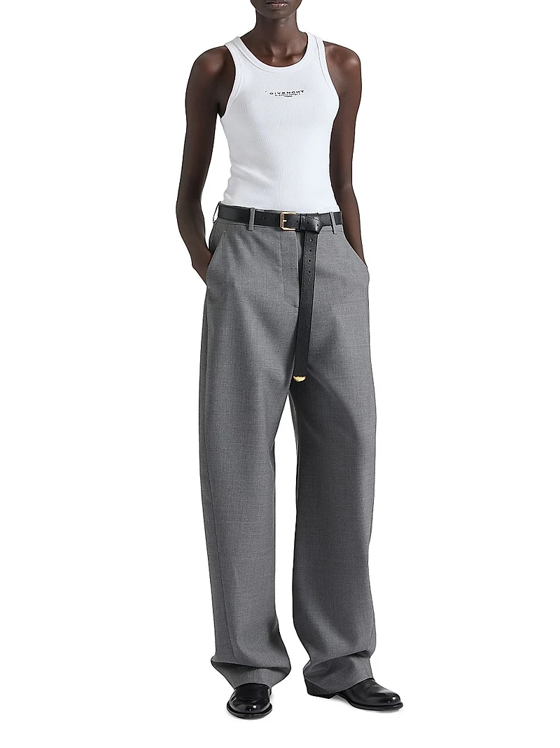 Slim Fit Tank Top Cotton with Stamp print