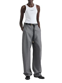 Slim Fit Tank Top Cotton with Stamp print