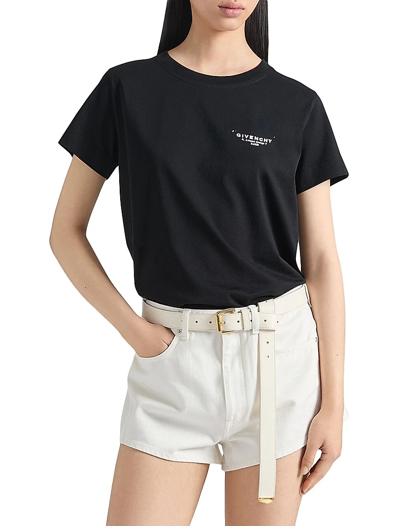 T-Shirt Cotton with Stamp Print