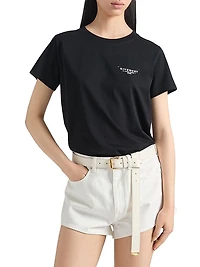 T-Shirt Cotton with Stamp Print