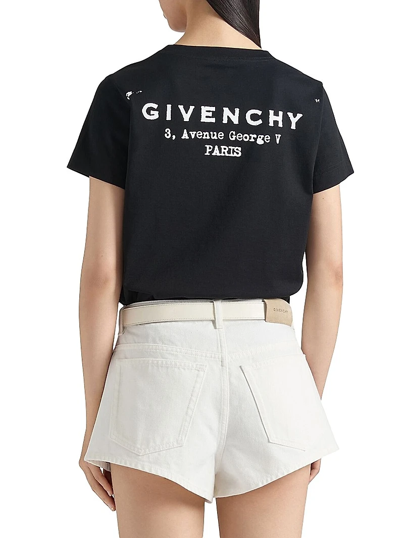 T-Shirt Cotton with Stamp Print