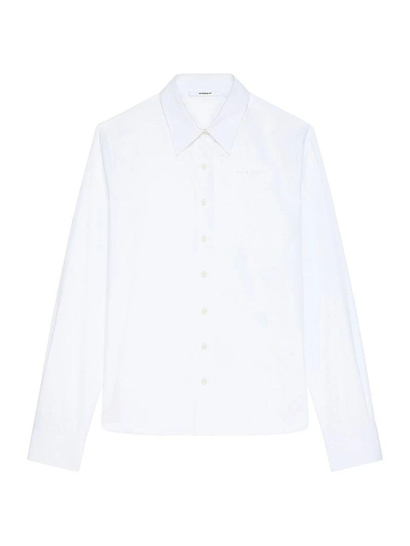Shirt Poplin with Embroidery