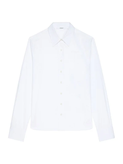 Shirt Poplin with Embroidery
