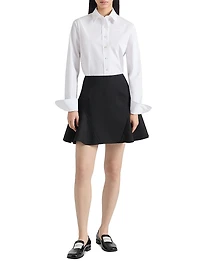 Shirt Poplin with Embroidery