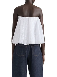 Strapless Top Lace with Cape