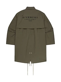 Parka Cotton with Stamp Print