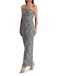 Meredith Floral-Embroidered Maxi Dress