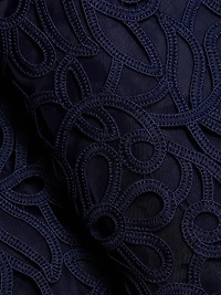 Sonja Curled Lace Gown