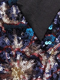 Kyle Bow-Detail Sequined Column Maxi Dress