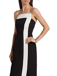 Garcelle Strapless Column Gown