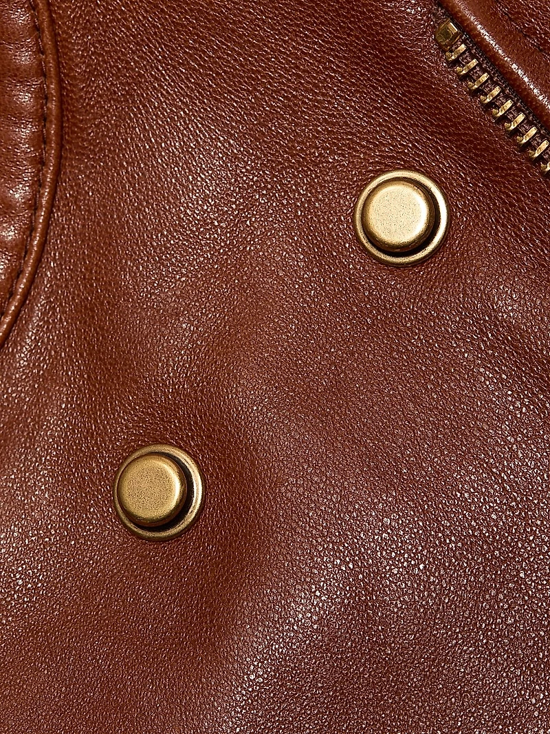 Ilaria Leather Biker Jacket