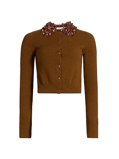 Margaux Embellished Cashmere Cardigan