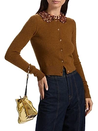 Margaux Embellished Cashmere Cardigan