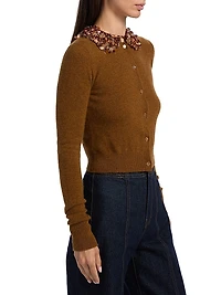 Margaux Embellished Cashmere Cardigan