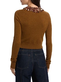 Margaux Embellished Cashmere Cardigan