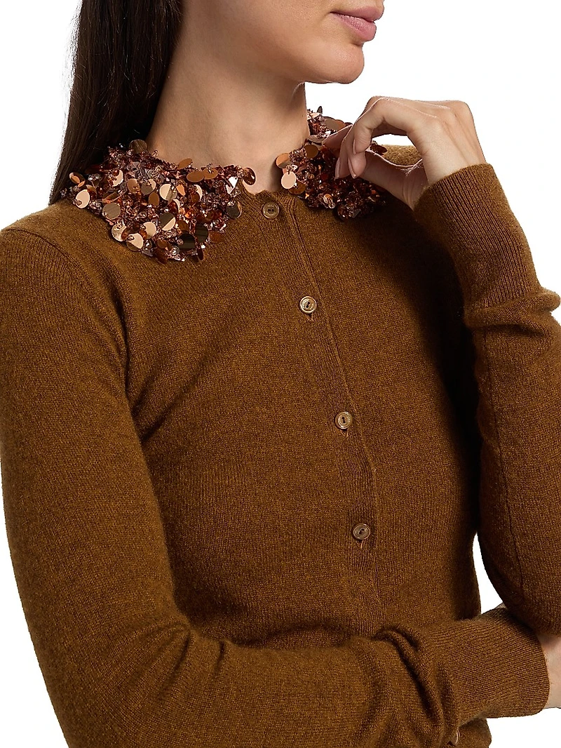 Margaux Embellished Cashmere Cardigan