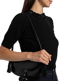 Liv Embellished Cashmere Crewneck Sweater