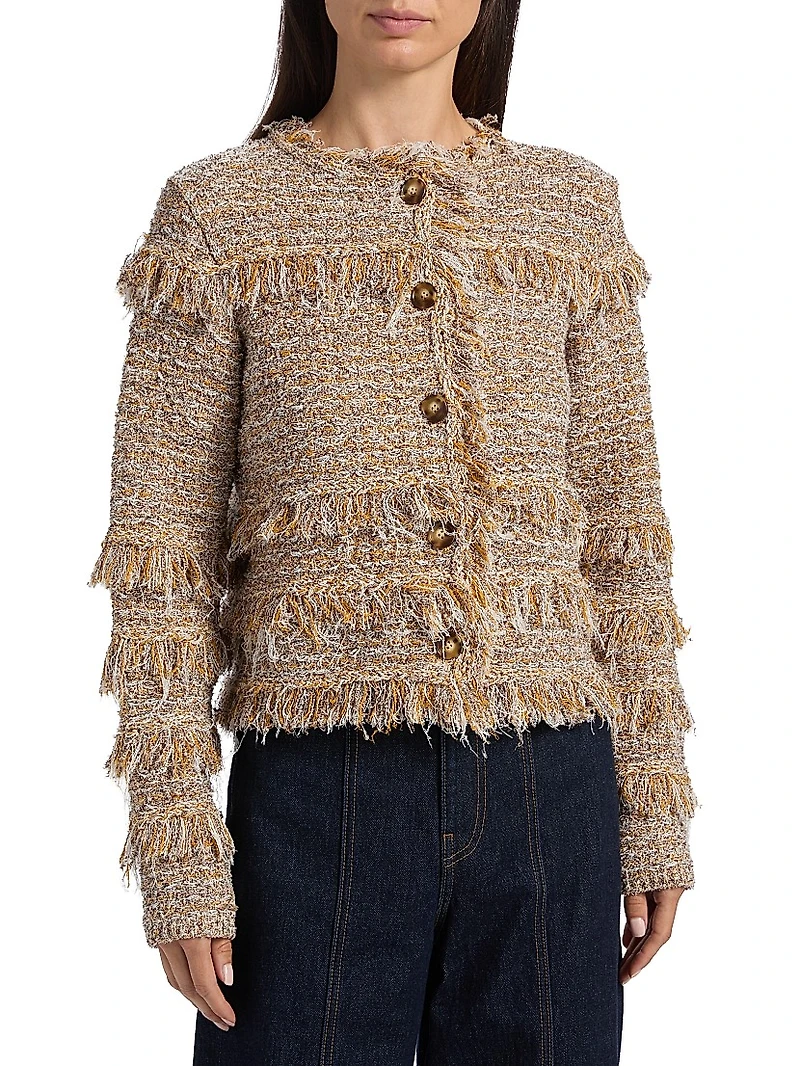 Gita Cotton-Blend Tweed Jacket