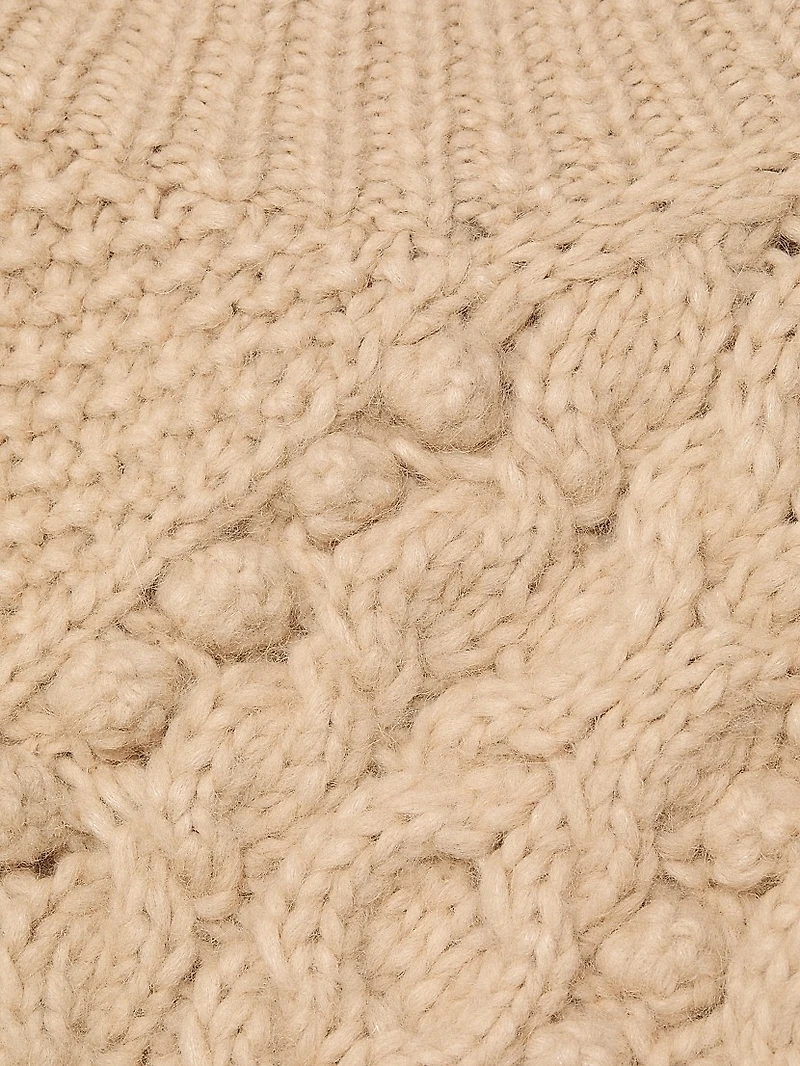 Albia Alpaca-Blend Cable-Knit Sweater