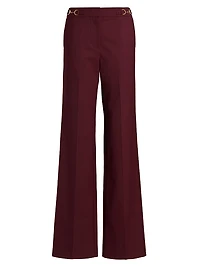 Quartier Wool-Blend Mid-Rise Pants