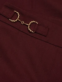 Quartier Wool-Blend Mid-Rise Pants