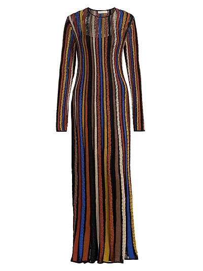 Albie Striped Maxi Dress
