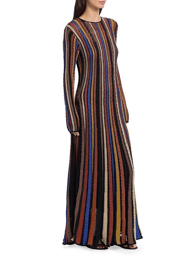 Albie Striped Maxi Dress