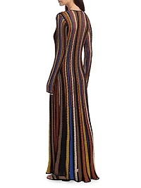 Albie Striped Maxi Dress