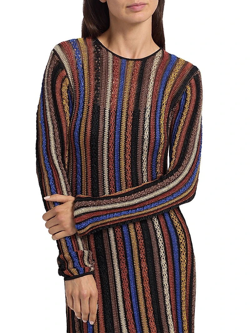 Albie Striped Maxi Dress