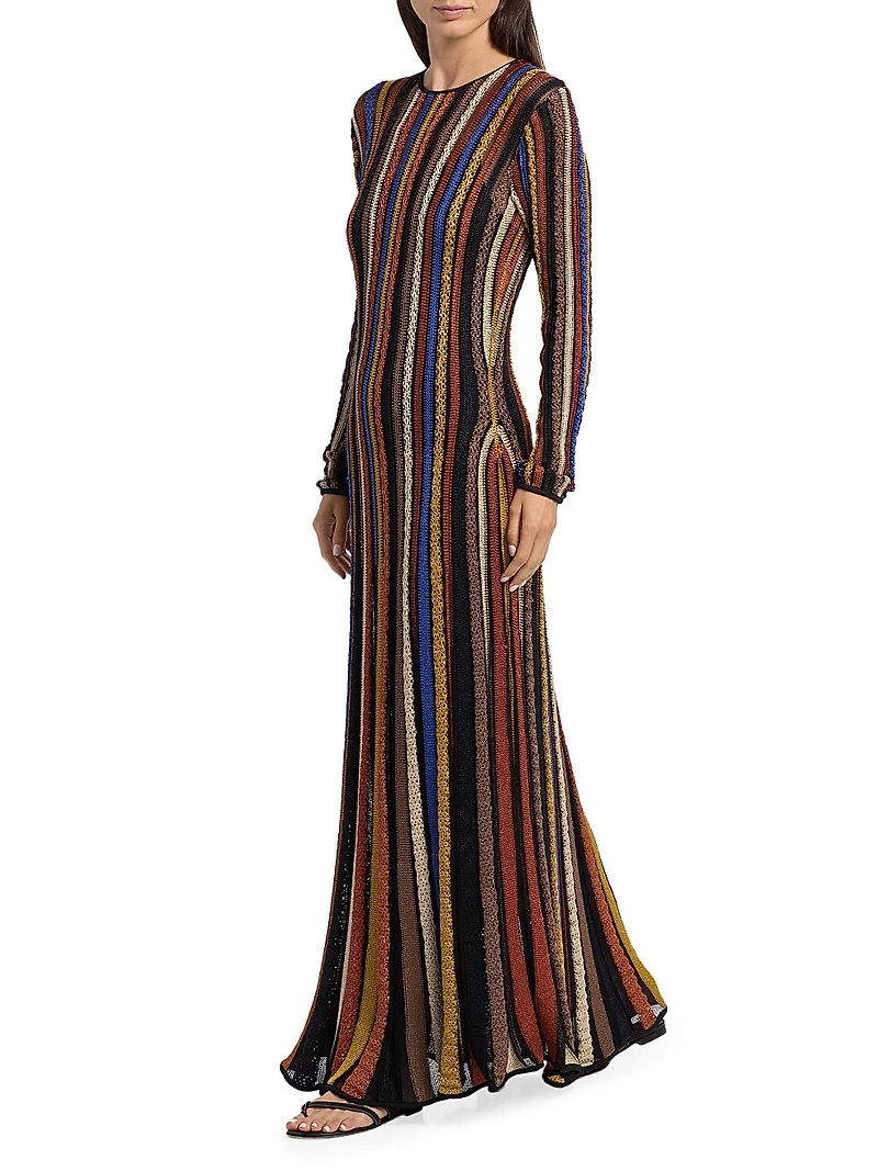 Albie Striped Maxi Dress