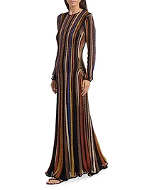 Albie Striped Maxi Dress